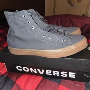 Converse Gray High-Top Sneakers Unisex
